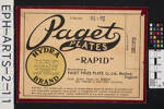 Paget plates "Rapid", Auckland War Memorial Museum, EPH-ARTS-2-11