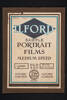Ilford sample portrait films, Auckland War Memorial Museum, EPH-ARTS-2-14