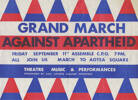 Grand march against apartheid, Auckland War Memorial Museum, EPH-2008-1-13