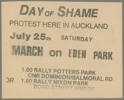 Day of Shame, Auckland War Memorial Museum, EPH-2008-1-24