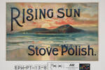 Rising Sun Stove Polish, Auckland War Memorial Museum, EPH-PT-13-8