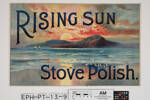 Rising Sun Stove Polish, Auckland War Memorial Museum, EPH-PT-13-9