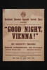Good Night Vienna, Auckland War Memorial Museum, EPH-PT-18-87