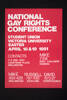 National Gay Rights Conference, Auckland War Memorial Museum, EPH-PT-3-106