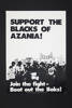 Support the blacks of Azania!, Auckland War Memorial Museum, EPH-PT-3-48