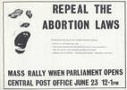 Repeal the Abortion Laws, Auckland War Memorial Museum, EPH-PRO-4-10