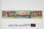Rising Sun Stove Polish, Auckland War Memorial Museum, EPH-TTR-16-5