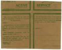 Active Service, Auckland War Memorial Museum, EPH-W2-18-2