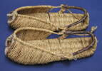 sandals, pair, weave, korean