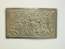 ornate metal plaque