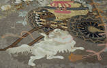 T233; 1961.172; Japanese temple banner; detail