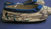 shoes, cotton, embroidered