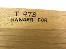 hanger, wooden