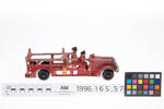 toy fire engine, 1996.165.57, Photographed by Andrew Hales, digital, 04 May 2018, © Auckland Museum CC BY