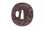 tsuba, M933, 1934.316, Photographed by Andrew Hales, digital, 06 Sep 2016, © Auckland Museum CC BY