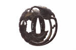tsuba, 1934.317, M945, 20862.6, Photographed by Andrew Hales, digital, 09 Sep 2016, © Auckland Museum CC BY