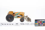 toy tractor, 1996.165.215, Photographed by Andrew Hales, digital, 22 Jun 2018, © Auckland Museum CC BY
