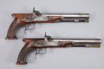 pistols, duelling, 1939.74, W0913, 74087-88, Photographed by Andrew Hales, digital, 23 Jan 2017, © Auckland Museum CC BY