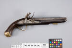 pistol, flintlock, W1510, Photographed by Andrew Hales, digital, 24 Jan 2017, © Auckland Museum CC BY