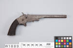 pistol, W1889, Photographed by Andrew Hales, digital, 25 Jan 2017, © Auckland Museum CC BY