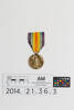 medal, campaign, 2014.21.36.3, S:146, Photographed by Ben Abdale-Weir, digital, 10 Mar 2017, © Auckland Museum CC BY