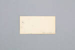 business card and printing plate, 1965.78.843, col.0066, ocm2407, © Auckland Museum CC BY