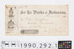 cheque, 1990.292.1, Photographed 19 Feb 2020, Cultural Permissions Apply