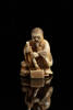 netsuke, figure, M458, © Auckland Museum CC BY