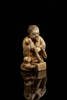 netsuke, figure, M458, © Auckland Museum CC BY