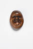 netsuke, mask, M453, © Auckland Museum CC BY