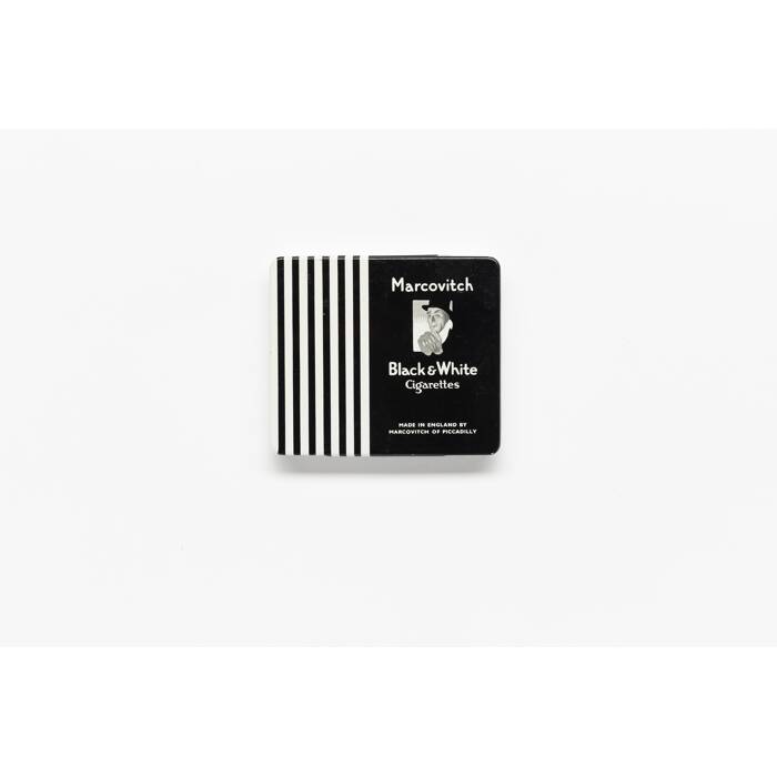 marcovitch black and white cigarettes 1956 & Ad Vintage Marcovitch 'black & White'