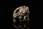 netsuke, 1932.233, 595, 18032, 18032.XX, M151, Photographed by Jennifer Carol, digital, 13 Mar 2020, © Auckland Museum CC BY