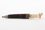 tolle knife in sheath, 1932.233, 732, 17633, M278, Photographed by Jennifer Carol, digital, 19 Mar 2020, © Auckland Museum CC BY