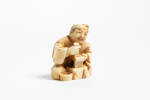 netsuke, figure, M462, © Auckland Museum CC BY