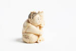 netsuke, figure and animal, M472, 472, © Auckland Museum CC BY