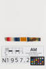 medal ribbon bar, N1957.2, Photographed by: Julia Scott, photographer, digital, 22 Mar 2017, © Auckland Museum CC BY