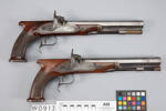 pistols, duelling, 1939.74, W0913, 74087-88, Photographed by Richard NG, digital, 03 Apr 2017, © Auckland Museum CC BY
