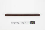 ruler, ebony, 1999x2.190, Photographed by Richard Ng, digital, 06 Aug 2018, © Auckland Museum CC BY