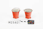 buckets, toy, M2562, 1735, Photographed 10 Feb 2020, © Auckland Museum CC BY