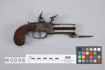 pistol, multi-barrel, W0098, 38005.65, Photographed by Richard NG, digital, 18 Jan 2017, © Auckland Museum CC BY