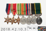 Italy Star 1943-45.  Part of a medal / 2018.42.10.3 / @Auckland Museum CC BY