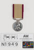 medal, long service, N1949, Photographed by Rohan Mills, 26 Jan 2017, © Auckland Museum CC BY