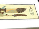 egyptian cloth panel