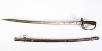 Turkish Cavalry sword and scabbard, 1926.93