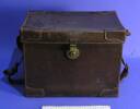 leather case of Newman Sinclair silent motion picture camera, Hayward Film Unit [1974.103.3.14] measure