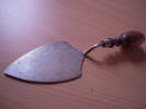 trowel, presentation, silver