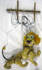 lion marionette [1996.136.24] side view