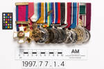 medal set, ID shot (1997.77.1)