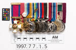 medal set, ID shot (1997.77.1)