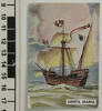 Santa Maria, 1492, number 2 of set of 25 "Famous Ships in History" Sanitarium Health Cards [1998.29.5.53] ruler view